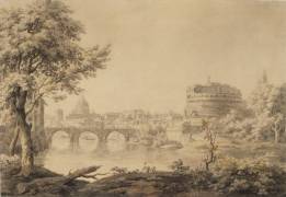 View of Rome with Saint Peter’s and Castel Sant’Angelo (Jonathan Skelton) - Muzeo.com
