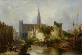 View of the Church of St. Peter, Caen (William Fowler) - Muzeo.com