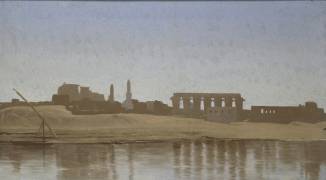 View of the Nile at Luxor (Jean-Léon Gérôme) - Muzeo.com