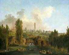 View of the Park of Méréville (Hubert Robert) - Muzeo.com