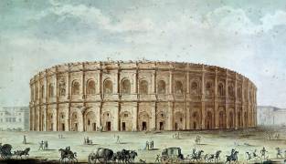 View of the Roman Amphitheatre (Alphonse de Seynes) - Muzeo.com