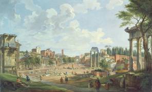 View of the Roman Forum (Giovanni Paolo Pannini) - Muzeo.com