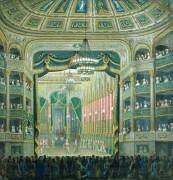View of the Stage of the Paris Opera (French School) - Muzeo.com