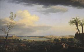 Vue de la rade d'Antibes (Joseph Vernet) - Muzeo.com