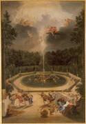 Vue du Bassin de l'Encelade, avec le festin de Lycaon (Jean Cotelle the Younger) - Muzeo.com