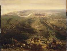 Vue panoramique du siège de la ville de Dantzig par le maréchal Lefèbvre le 12 mars - 21 mai 1807 (Jean-Antoine-Siméon Fort) - Muzeo.com