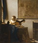 Woman with a Lute (Johannes Vermeer) - Muzeo.com