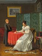 Woman Writing a Letter (Pierre Duval le Camus) - Muzeo.com
