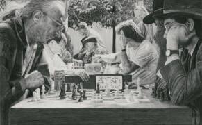 Chess Players, Washington Square Park (Max Ferguson) - Muzeo.com