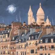 Evening in Montmartre (Fabienne Delacroix) - Muzeo.com