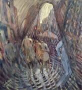 Hail on Sixth Avenue (Charlotte Johnson Wahl) - Muzeo.com