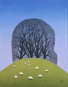 Hilltop with Sheep (Ann Brain) - Muzeo.com