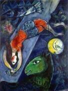 Le cirque bleu, 1950 (Marc Chagall) - Muzeo.com