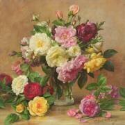 Old Fashioned Victorian Roses (Albert Williams) - Muzeo.com