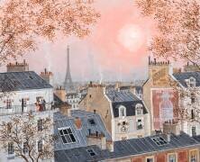 Pink sky in winter (Fabienne Delacroix) - Muzeo.com