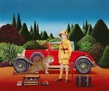 Red Rolls Royce (Anthony Southcombe) - Muzeo.com