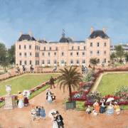 Spring in the Jardin du Luxembourg (Fabienne Delacroix) - Muzeo.com