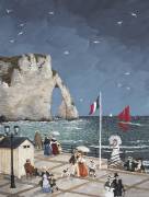 The storm approaches Etretat (Fabienne Delacroix) - Muzeo.com