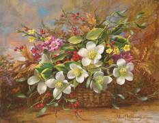 Winter Flora in a Woodland Shade (Albert Williams) - Muzeo.com