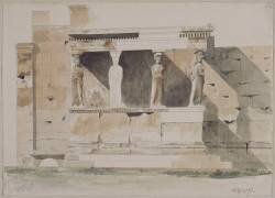 Album de Grèce, Athènes, l'Erechtheion : vue générale (Louis Boitte) - Muzeo.com