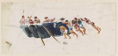 Album des Fiançailles : Sur la plage de Nice, où Carpeaux agonise (Jean-Baptiste Carpeaux) - Muzeo.com