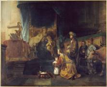 Anne présentant au grand prêtre Eli son fils Samuel (Gerbrand van den Eeckhout) - Muzeo.com