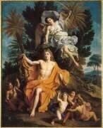 Apollon couronné par la Victoire, vainqueur du serpent Python (Noël-Nicolas Coypel) - Muzeo.com