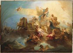 Apollon et Phaéton : Phaéton conduisant le char du soleil (Nicolas Bertin) - Muzeo.com