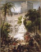 Assaut du monastère de San Engracia, le 8 février 1809 (Adolphe-Pierre Leleux) - Muzeo.com