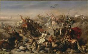 Bataille de Fontenoy-en-Puisaye (Tony Johannot) - Muzeo.com