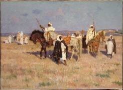 Cavaliers Chleuhs en reconnaissance dans le Sud Marocain (Henry Charles Séné) - Muzeo.com