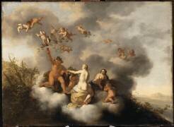 Cérès, Bacchus, Vénus et l'Amour (Cornelis van Poelenburgh) - Muzeo.com