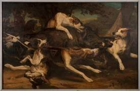 Chasse au sanglier (Louis-Godefroy Jadin) - Muzeo.com