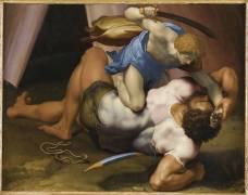 Combat de David et Goliath (Daniele da Volterra) - Muzeo.com