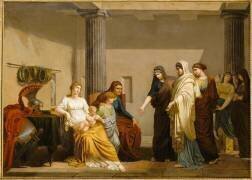Dames romaines suppliant Coristan (Louis Gauffier) - Muzeo.com