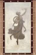 Décor de la salle à manger : danseuse dans le goût pompéien, d'après un dessin de Percier (Louis Lafitte) - Muzeo.com