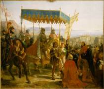 Entrée de Charles VIII à Naples, le 12 mai 1495 (Eloi Firmin Féron) - Muzeo.com