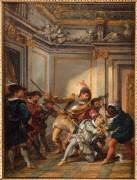 Esquisse pour l'assassinat du duc de Guise (Jean-François de Troy) - Muzeo.com