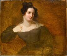 Etude pour un portrait de jeune femme en corsage gris (anonymous) - Muzeo.com