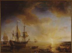 Expédition de Robert Cavelier de La Salle pour la Louisiane en 1684 (Théodore Gudin) - Muzeo.com