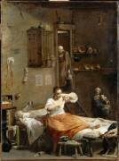 Femme à la puce (Giuseppe Maria Crespi) - Muzeo.com