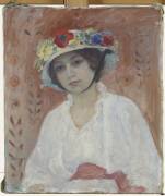 Figure de jeune fille (Henri Lebasque) - Muzeo.com