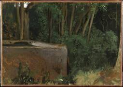 Fontaine. Rome, Jardins de la villa Médicis (Jean-Jacques Henner) - Muzeo.com