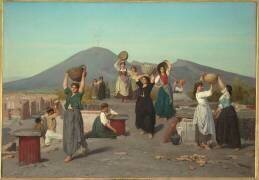 Fouilles à Pompéi (Edouard Sain) - Muzeo.com
