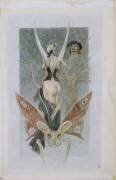 Frontispice de l'invasion sentimentale de J. Péladan (Félicien Rops) - Muzeo.com