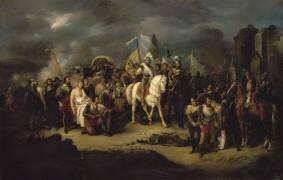 Henri IV après la bataille de Coutras (Victor-Jean Adam) - Muzeo.com