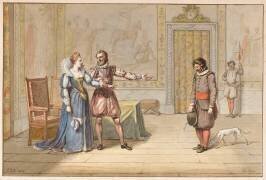 Henri IV et le batelier : Henri IV fait demander le batelier (Etienne-Jean Delécluze) - Muzeo.com