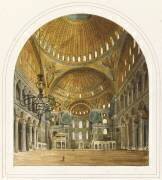 Intérieur de sainte-Sophie à Constantinople (Constant Moyaux) - Muzeo.com
