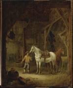 Intérieur d'écurie (Cornelis Beelt) - Muzeo.com