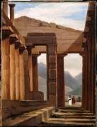 Intérieur d'un temple dorique (Ségeste ?) (François Dubois) - Muzeo.com